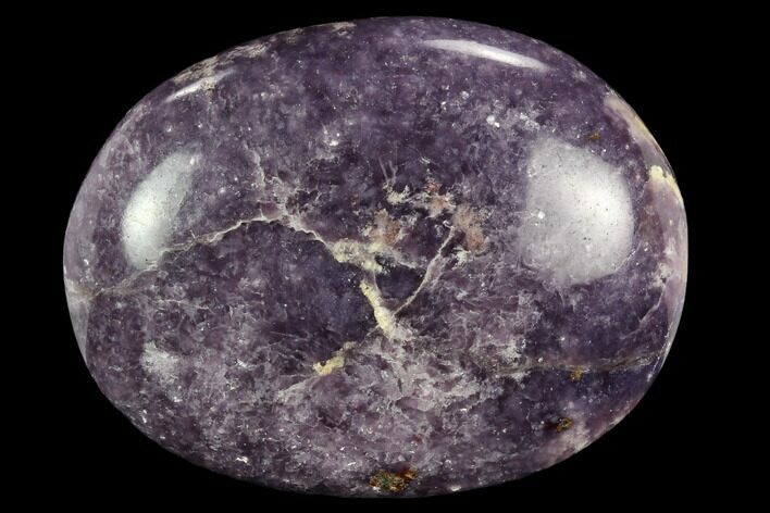 Sparkly, Purple Lepidolite Palm Stone - Madagascar #119310